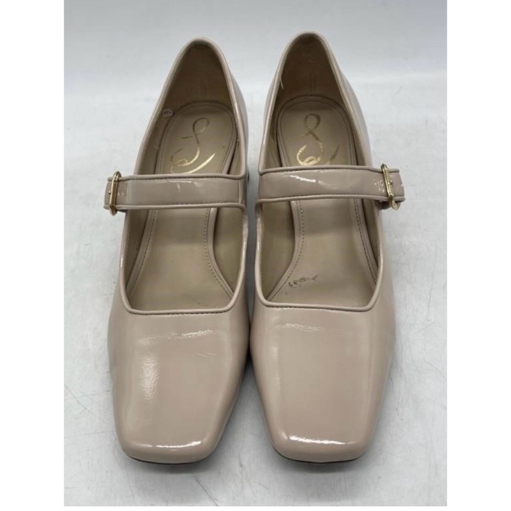 Sam Edelman Beige Patent Leather Heels - Picture 2 of 9